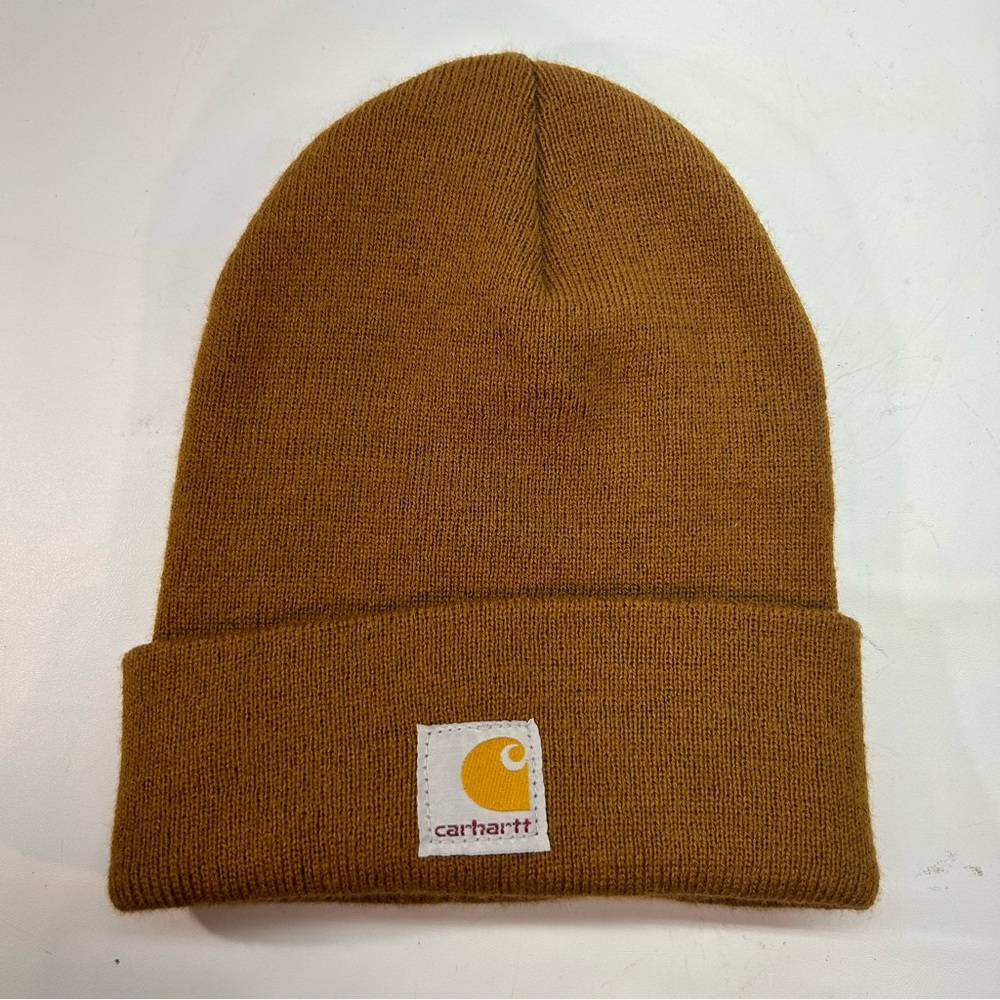 Carhartt beanie skully knit cap toboggan brown rust